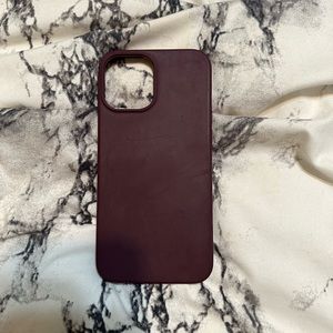 Maroon Silicone iPhone 12 Pro Max Case